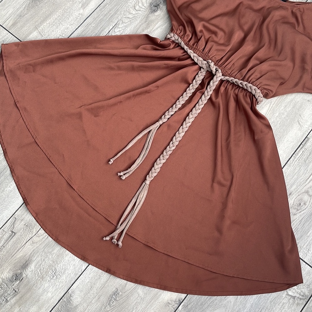 XOXO Women’s Brown Dress Size S - Picture 4 of 13